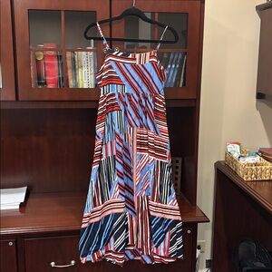 Maurices Multicolor Striped Maxi Dress
